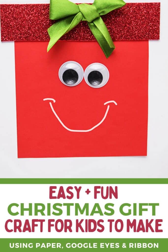 Easy Christmas Gift Paper Craft for Preschool Kids to Make