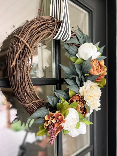 Easy DIY Fall Wreath by Lavender Brook Home