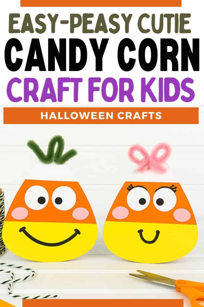 Easy DIY Paper Candy Corn Craft for Kids this Halloween