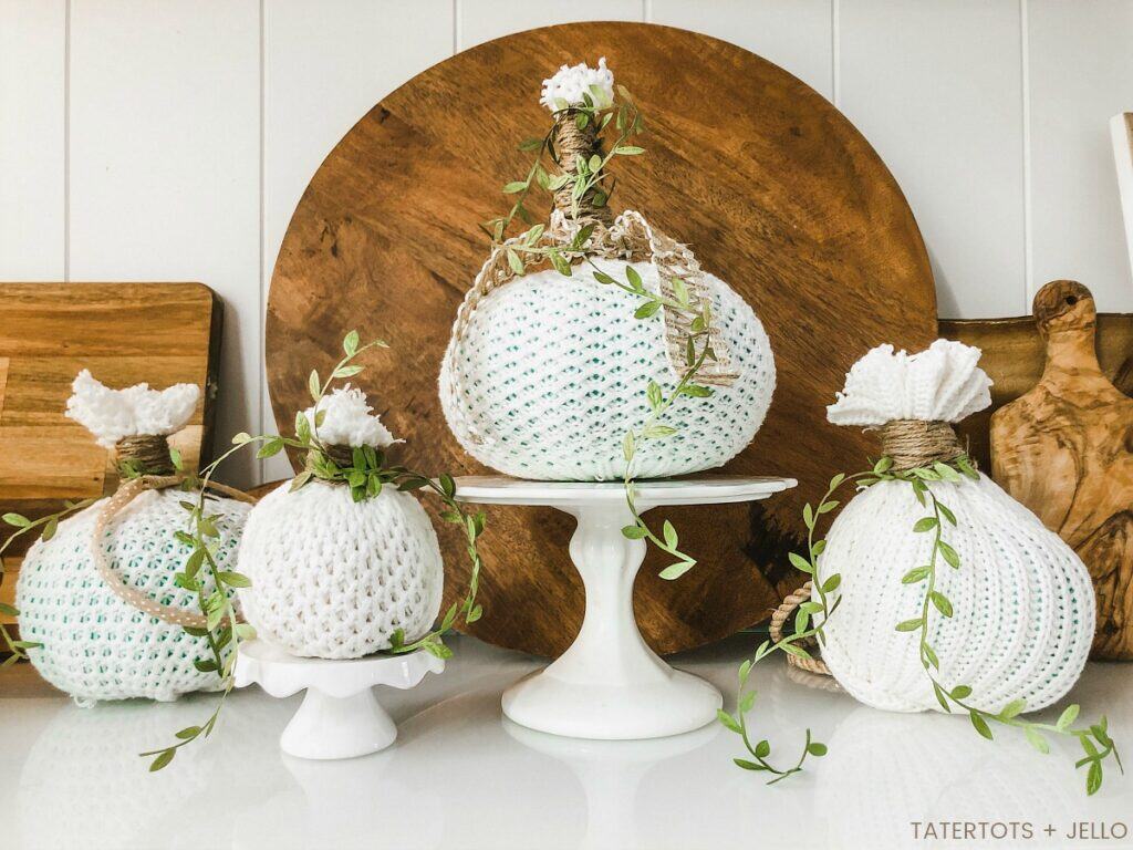 Easy Fall Sweater Pumpkins by Tatertots and Jello