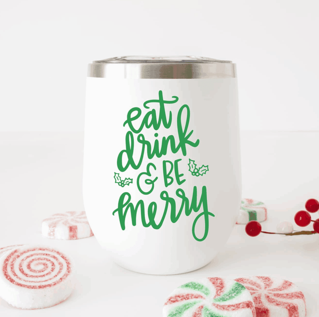 Eat Drink and Be Merry SVG by Pineapple Paper Co