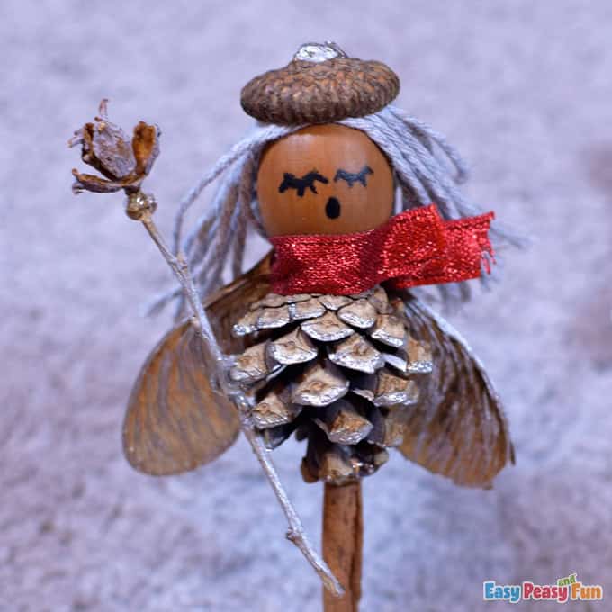 Fairy Pinecone Craft Easy Peasy and Fun
