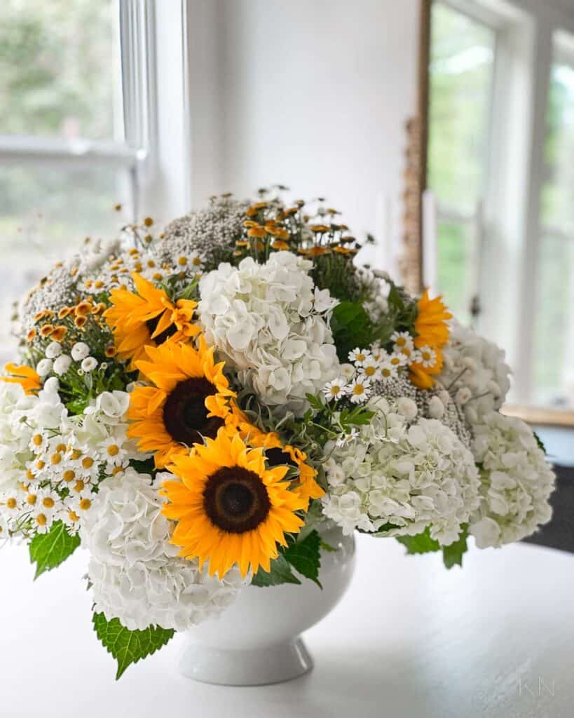 Fall Harvest Floral Arrangement Centerpiece by Kelly Nan