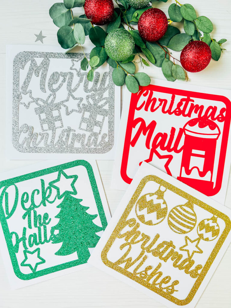 Free Christmas Card SVG Files for Cricut by Extraordinary Chaos
