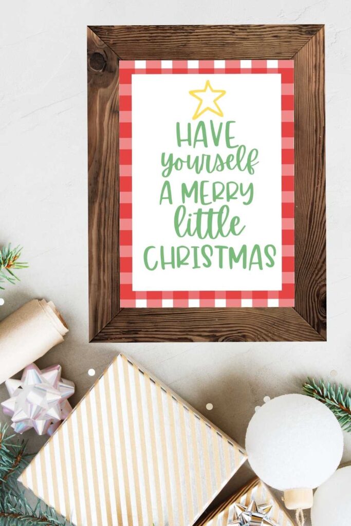 Free Printable Farmhouse Christmas Signs by Hunny Im Home DIY