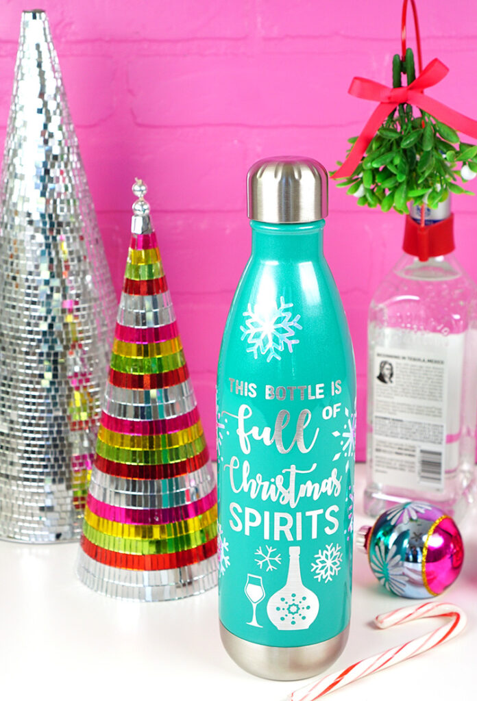 Free SVG File Christmas Spirits Bottle by Happiness in Home Made
