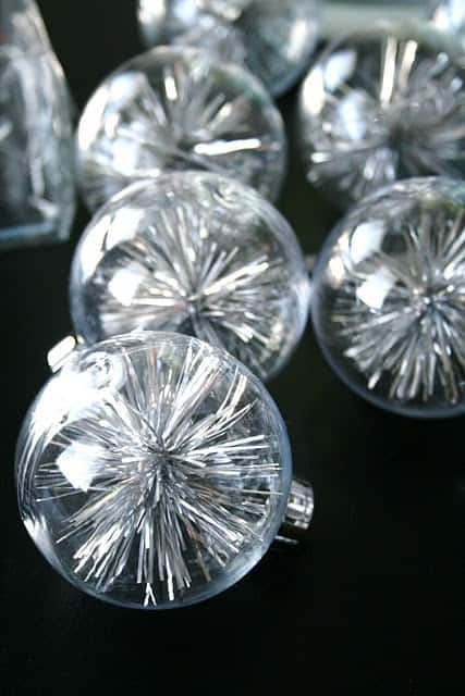 Glass Tinsel Christmas Ornaments by be different act normal