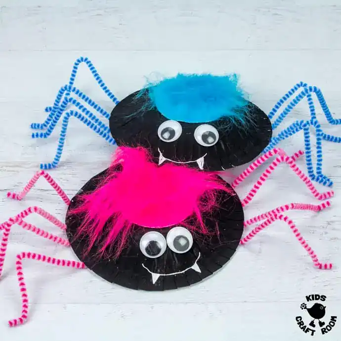 Hairy Spider Craft by kids craft room