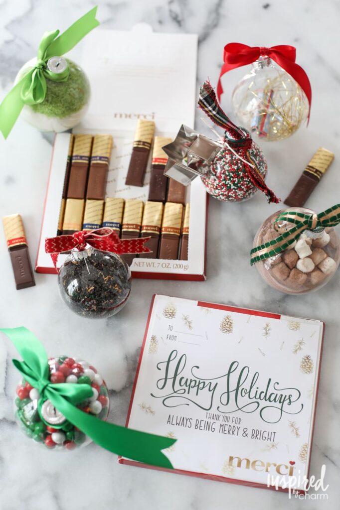 Holiday Gifting with Clear Glass Ornaments by Inspired By Charm