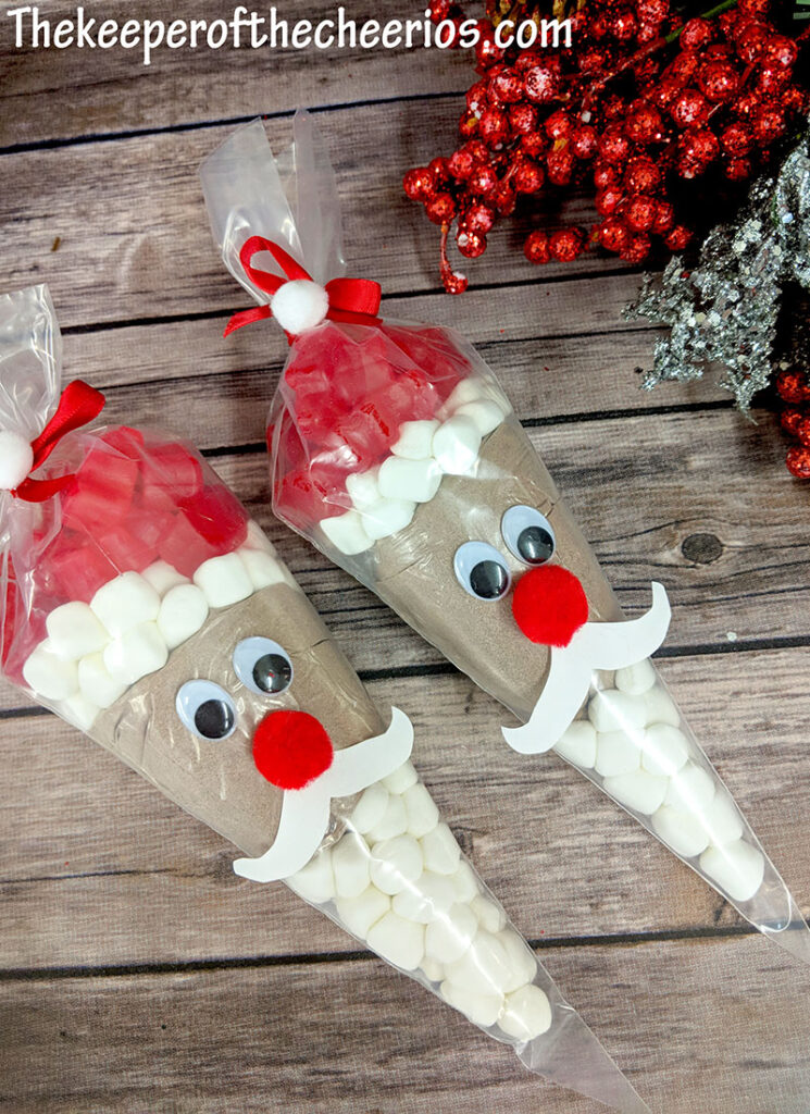 Hot Cocoa Santa Bags by the Keeper of the Cheerios