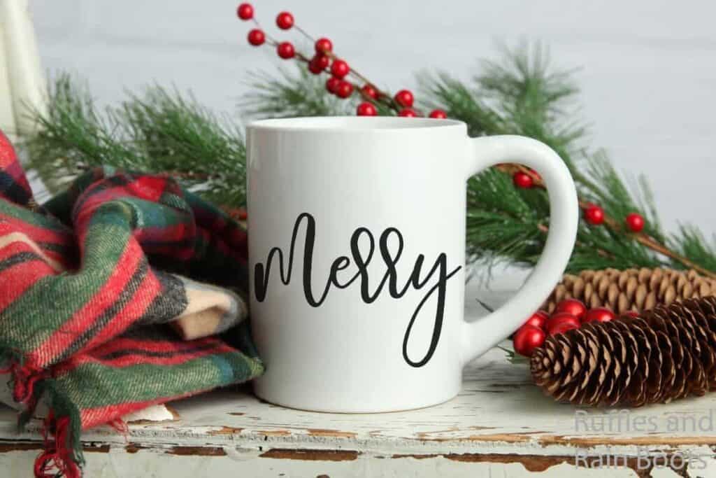 Merry SVG Christmas by Ruffle and Rainboots