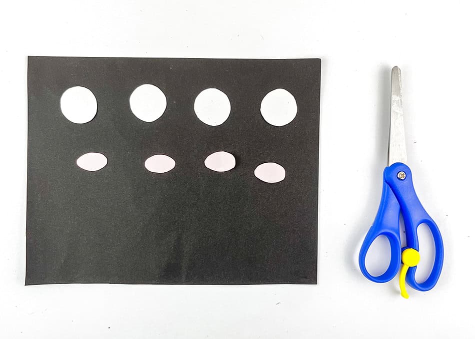 Paper Candy Corn Craft for Kids Step 4