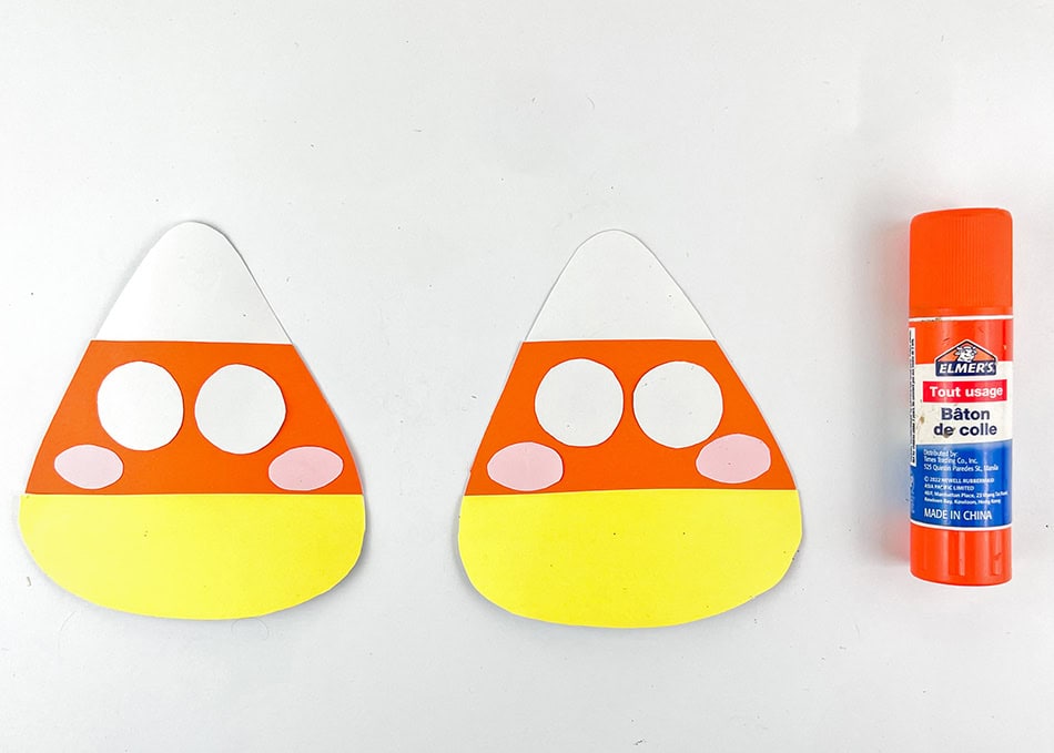 Paper Candy Corn Craft for Kids Step 5