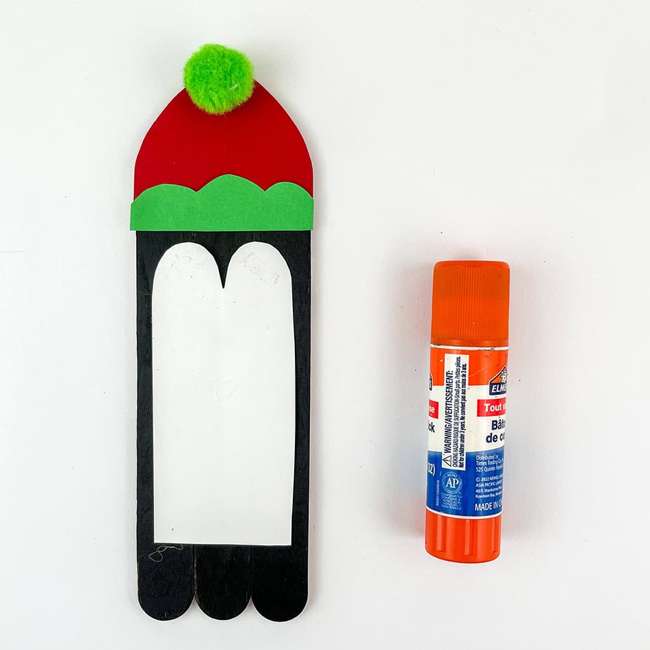 Penguin Popsicle Stick Ornament Step 7