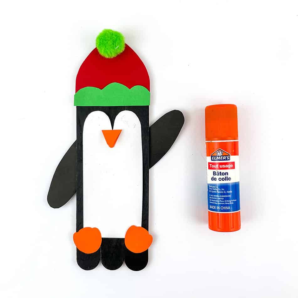 Penguin Popsicle Stick Ornament Step 8