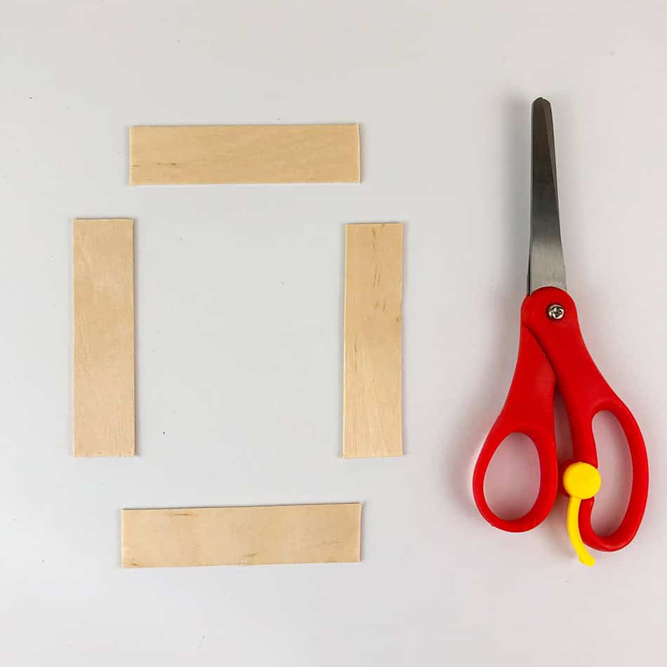 Popsicle Stick Santa Ornament Step 3