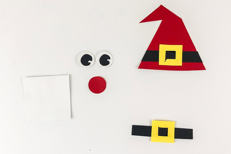 Popsicle Stick Santa Ornament Step 7