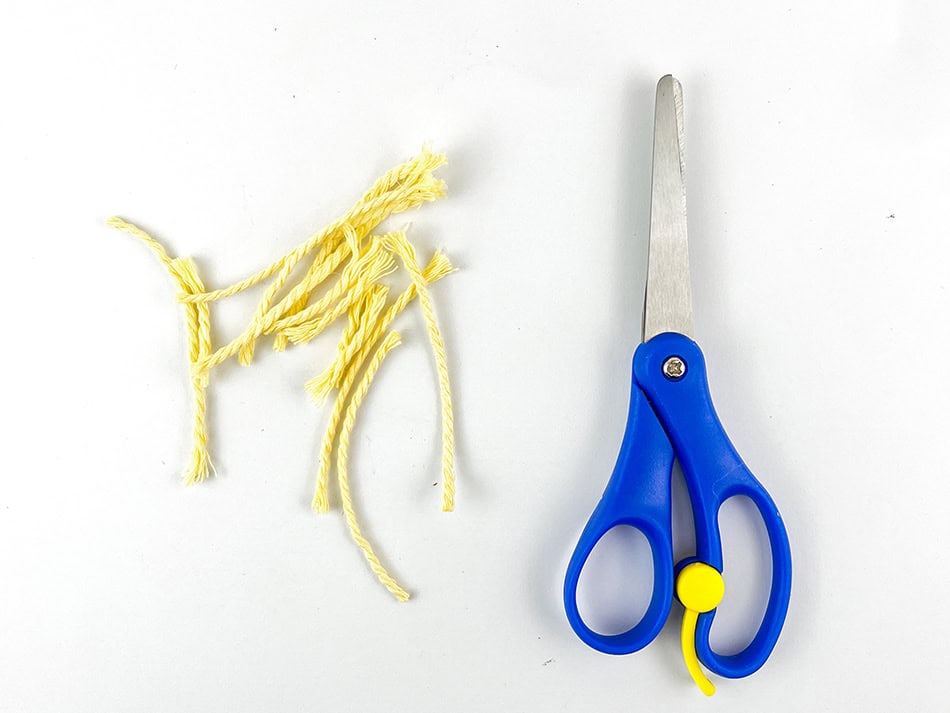 Popsicle Stick Scarecrow Craft for Kids Step 4