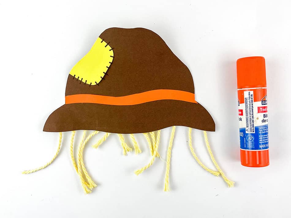 Popsicle Stick Scarecrow Craft for Kids Step 5