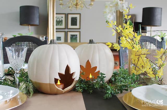 Pumpkin Centerpiece for the Holidays by Home Made by Carmona