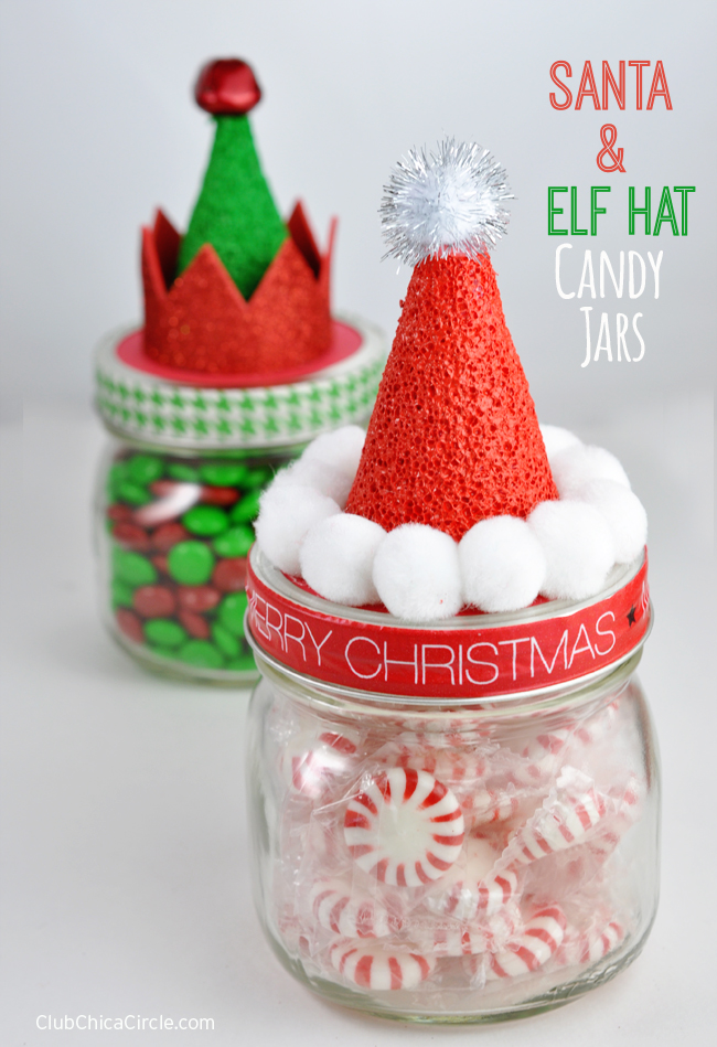 Santa-and-Elf-Hat-Candy-Jars-by-Club-Chica-Circle