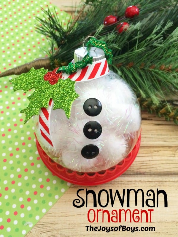 Snowman Ornaments Family Craft by the Joys of Boys