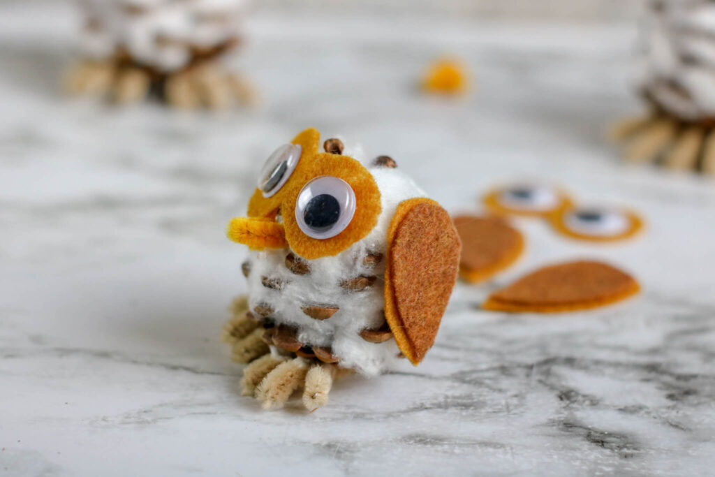 Snowy Owl Winter Craft by Little Bins for Little Hands