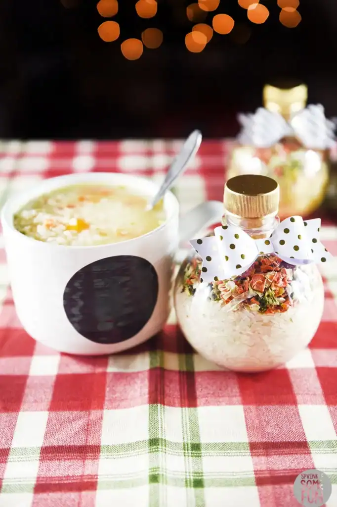 Soup Mix Ornaments by Sprinkle Some Fun