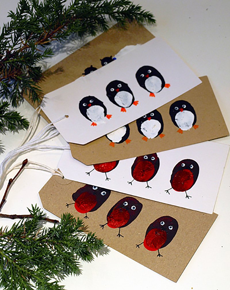 Thumbprint Gift Tags by Artful Kids