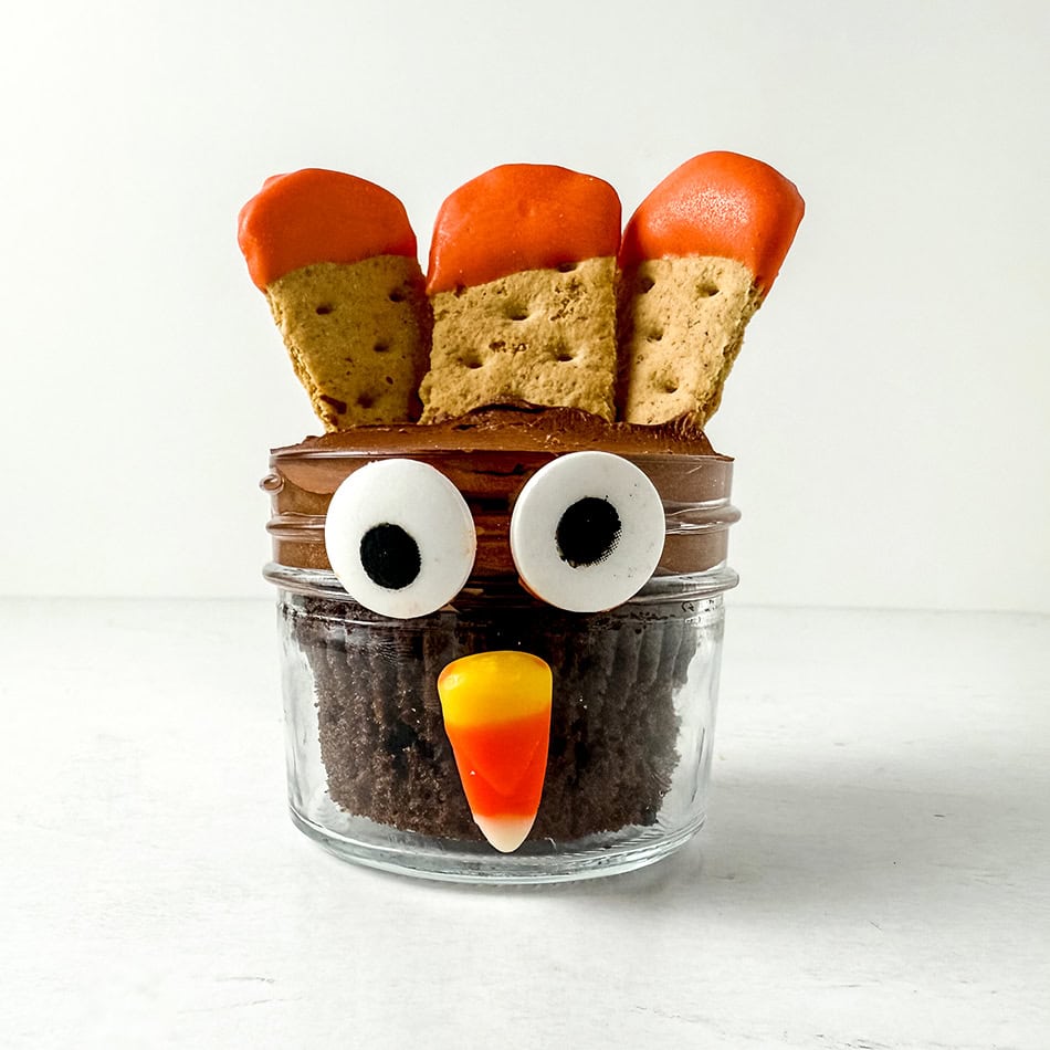 Turkey Cake Jars Step 13