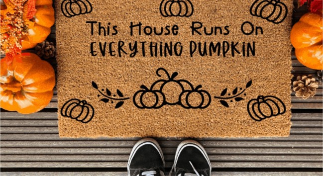 Personalise a Cricut Doormat