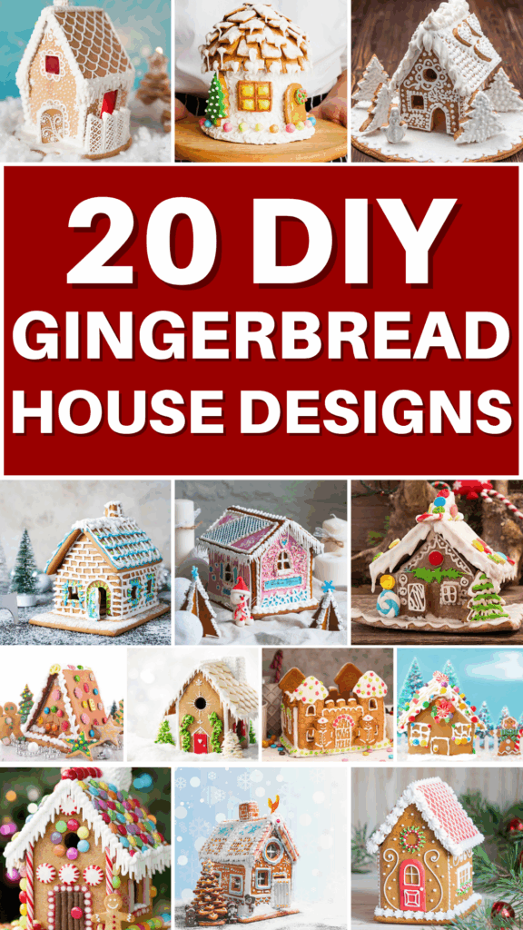 20 DIY Gingerbread House Designs