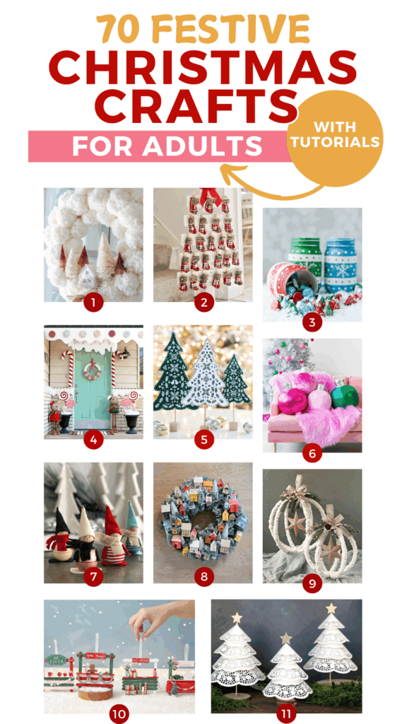 70 Festive Christmas Crafts for Adults (with Tutorials)