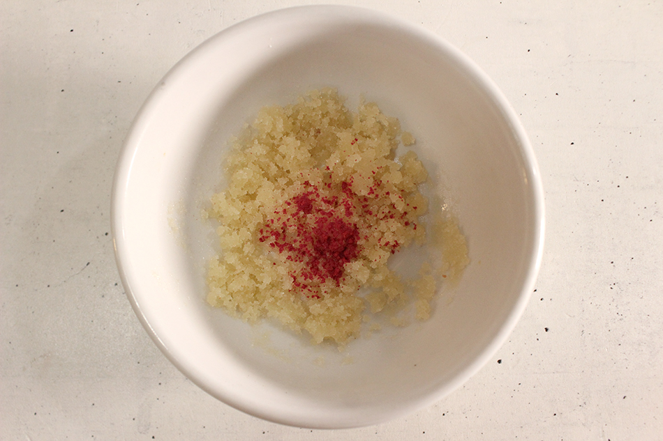 Candy Cane Lip Scrub Step 2