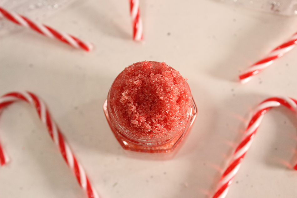 Candy Cane Lip Scrub Step 3