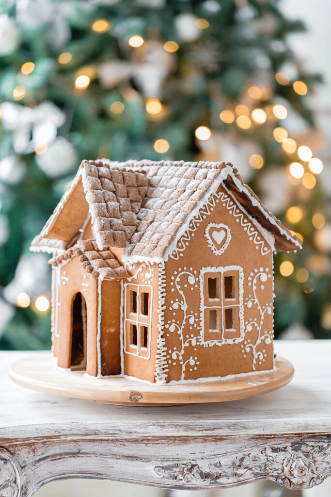 Cereal Shingle Roof Gingerbread House