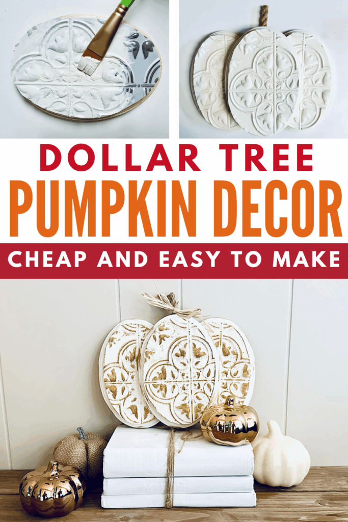Cheap and Easy Dollar Tree Fall or Thanksgiving Pumpkin Decor