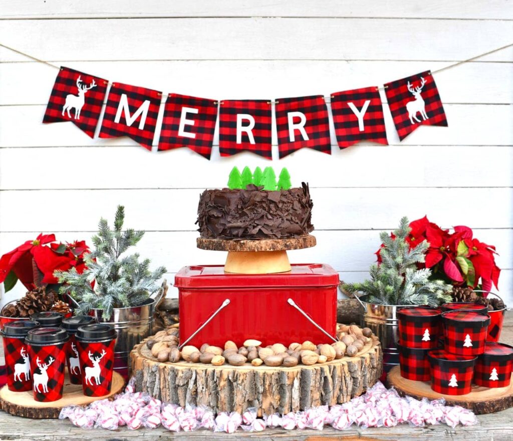 Christmas Buffalo Plaid Party by Make Life Lovely