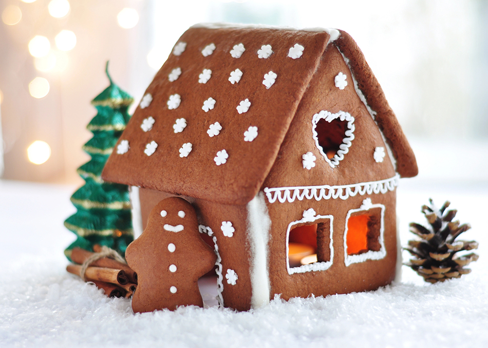 Cozy Chocolate Gingerbread Cottage