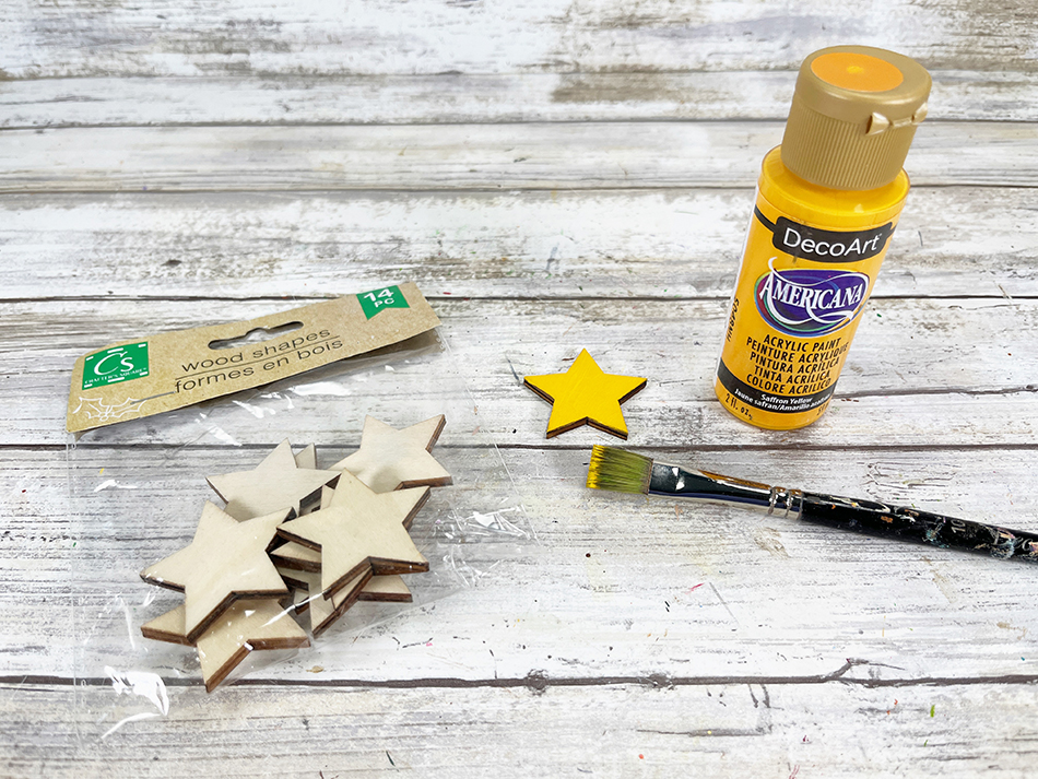 Craft Stick Angel Step 11