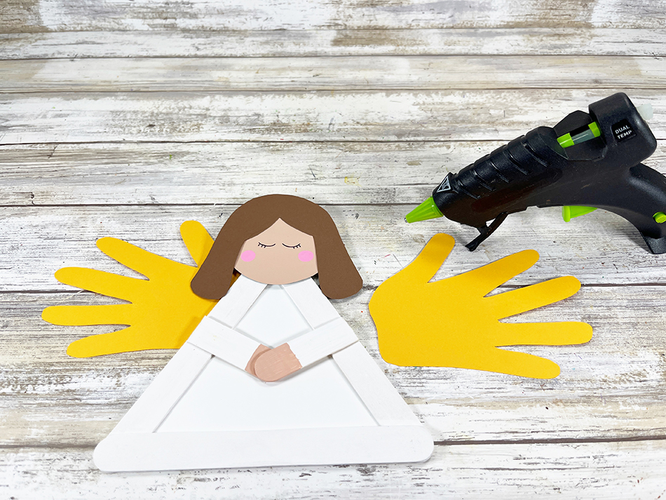 Craft Stick Angel Step 12