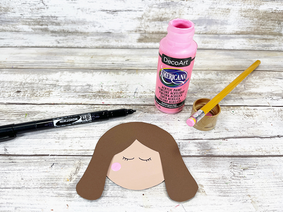 Craft Stick Angel Step 9