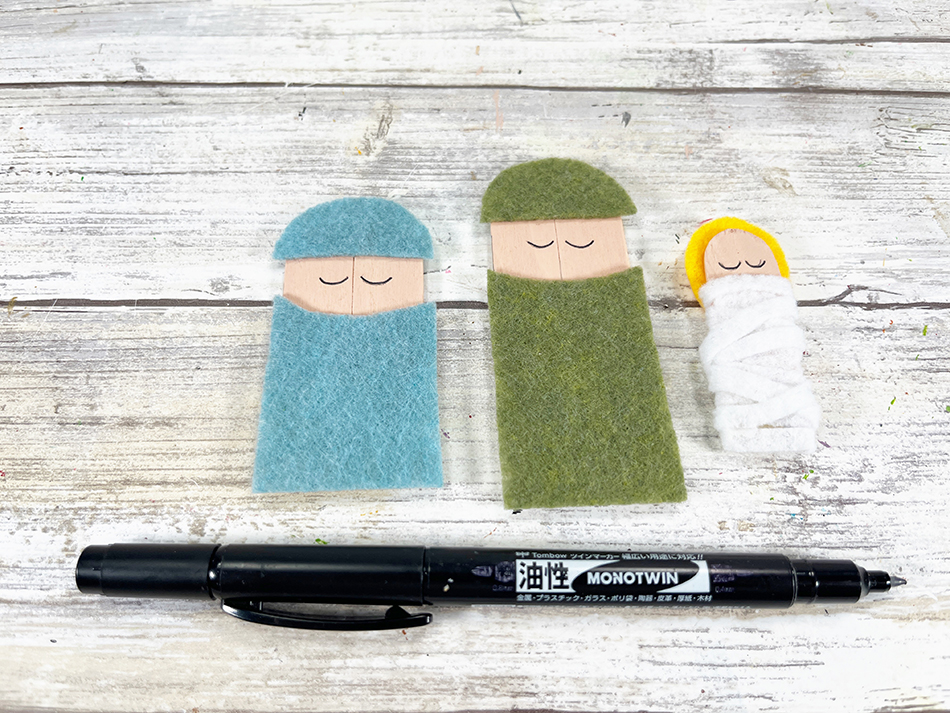 Craft Stick Nativity Craft for Kids Step 10