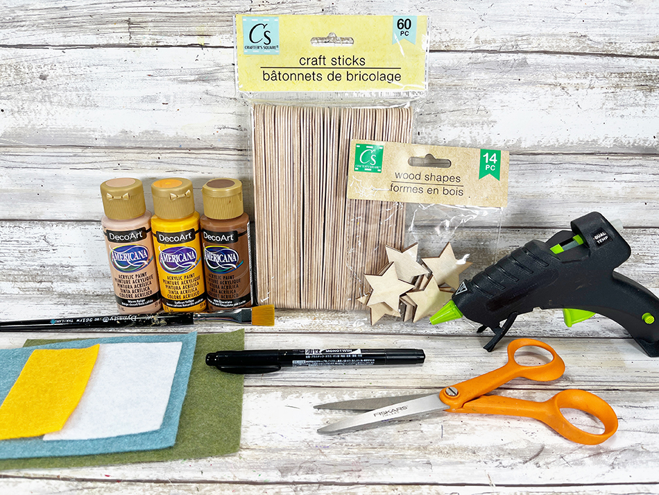 Craft Stick Nativity Materials