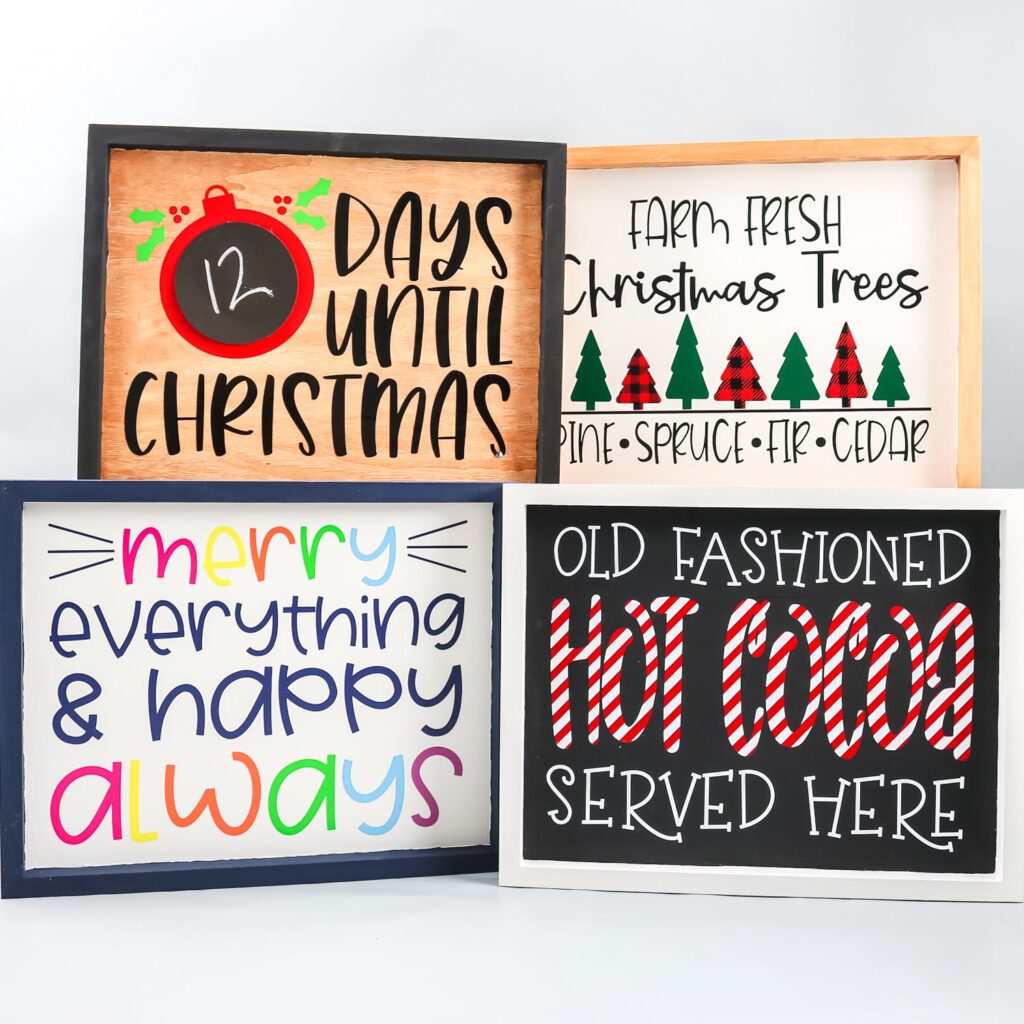 Cricut Signs with Layered Vinyl by the Country Chic Cottage