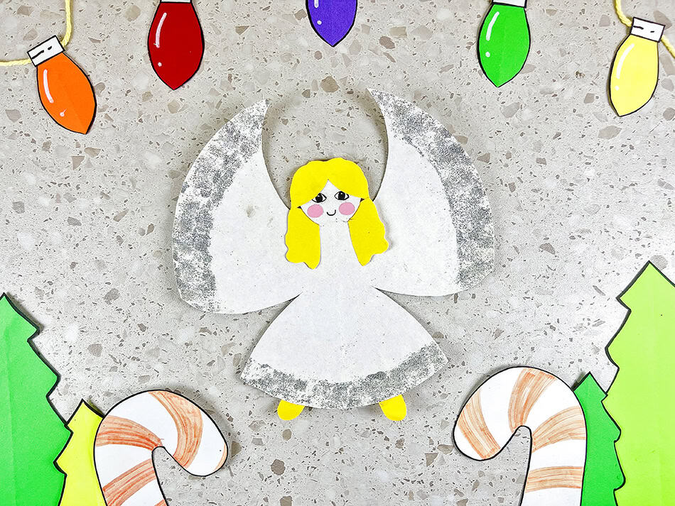 DIY Paper Plate Angel Craft for Kids