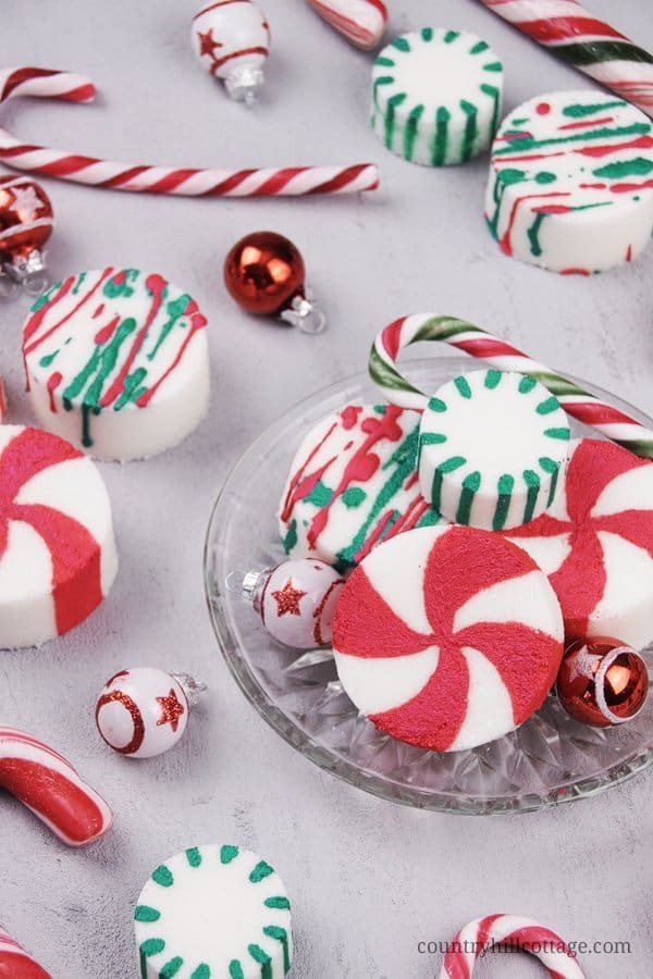 DIY Peppermint Bath Bombs by Country Hill Cottage