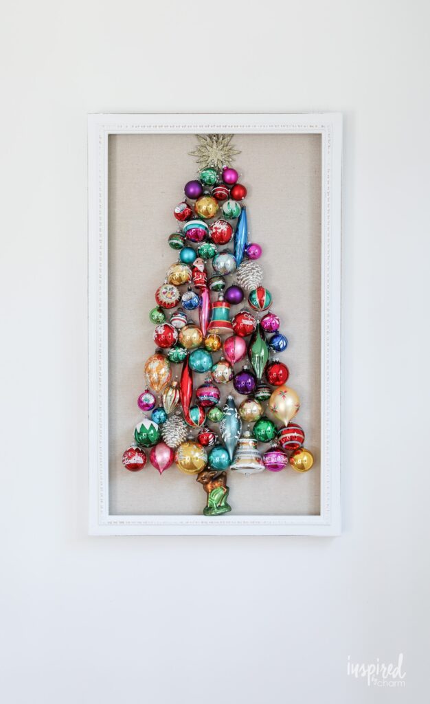 DIY Vintage Ornament Wall Decor Tree byInspired by Charm