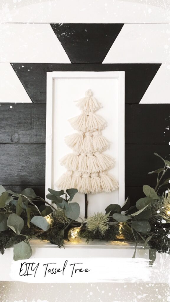DIY Yarn Tassel Tree by the Dotted Bow