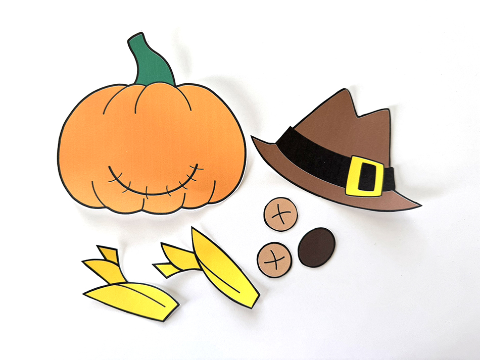 Disguise a Pumpkin as a Scarecrow Craft Project Step 1